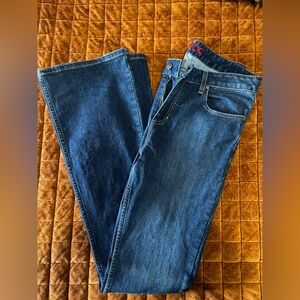 Kimes Ranch Dark Blue Flare Jeans